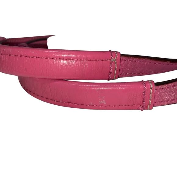 COACH - Signature Classic Canvas pink Stripe small Tote bag/shoulder bag - Picture 7 of 9